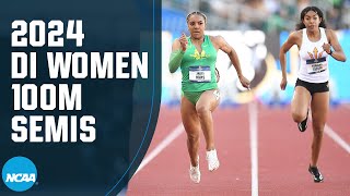 Women's 100m semifinals  2024 NCAA outdoor track and field championships
