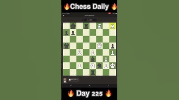 Chess Daily Puzzle Streak - Day 225 🔥 7/6/23 #shorts #chess #dailypuzzle #chesscom