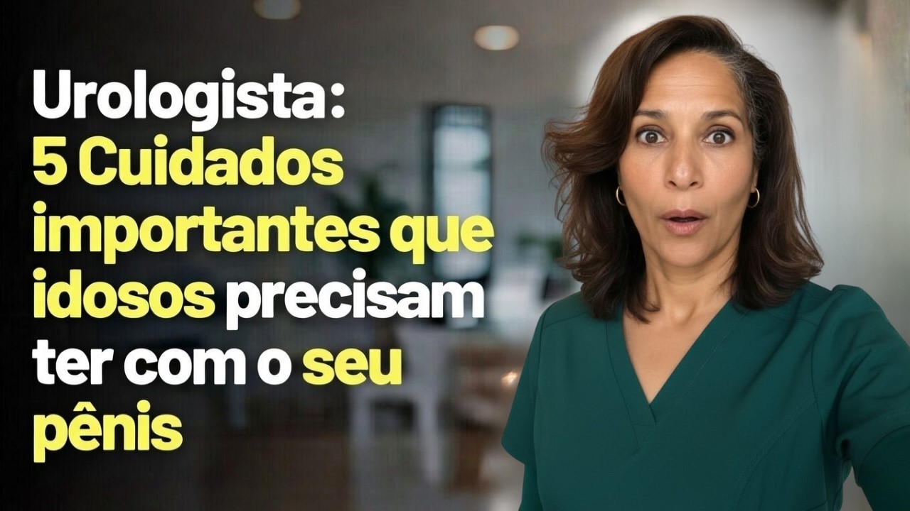 Urologista: 5 Cuidados importantes que idosos precisam ter com o seu pênis