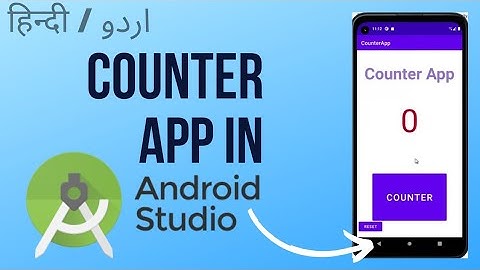 Create a Counting App in Android Studio (Hindi), Android Studio Tutorial | Code with Zeeshan Academy