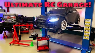 I built a 10th Scale Garage for my RC CARS!