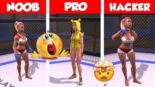 NOOB vs PRO vs HACKER - Girls Fight Club Game + Gameplay - Ikko Fire Games screenshot 5