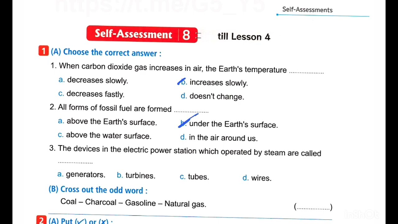 Science G4 Moasser assessment 8,9 Concept 3.2 المعاصر ساينس رابعة ابتدائى ترم تانى 