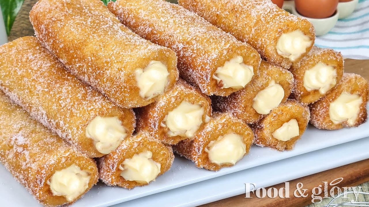 Torrijas Rellenas de Crema Como NUNCA Las Has Probado!