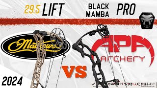 Ultimate Lightweight Showdown: 2024 MATHEWS LIFT vs APA BLACK MAMBA PRO #archery #bowhunting