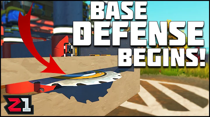 Starting Our Base DEFENSE ! Scrap Mechanic Survival Ep. 13 | Z1 Gaming