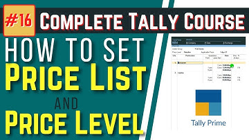 #16 Tally Prime//Multiple Price level//Price List of stock items//How to set Price Lists for items//