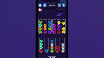Game Ball Sort Puzzle Level 43  #game #gameplay