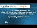Latest Advancements in Science,Management, Commerce andEducational Research | Download Brochure