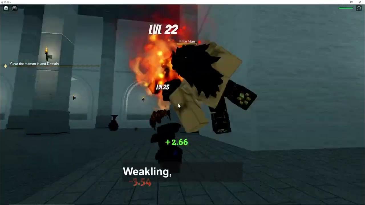 Finally Beating The Hamon Domain And Completing the game! (Roblox World ...