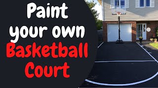 Paint Your Own Basketball Court