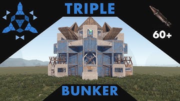 PHOENIX V2 - Strong & Unique TRIPLE BUNKER Base | PC & Console | SOLO/DUO/TRIO | RUST 2024