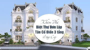 Chiêm Ngưỡng Biệt Thự Đơn Lập 3 Tầng 1 Tum Mặt tiền 10m