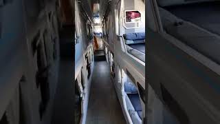 Sleeper bus from Nha Trang to Ho Chi Minh City.