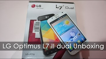 LG L7 II Dual  (P715) Unboxing & Overview