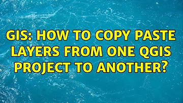 GIS: How to copy paste layers from one QGIS project to another? (2 Solutions!!)