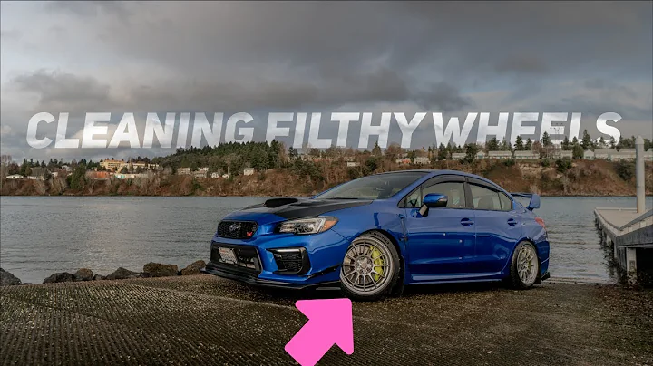 CLEANING MY FILTHY WHEELS | ENKEI NT03 | ADAM'S POLISHES MYSTERY BOX | 2015-2020 SUBARU WRX STI