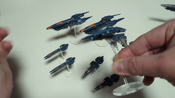 Dropfleet Commander UCM Core Ships Heavy Cruiser build review and fleet showcase