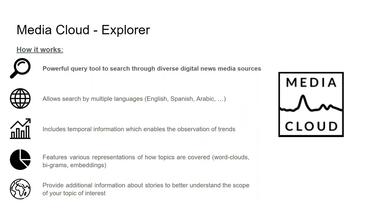 What is Media Cloud Data and How to use it - Explorer - YouTube