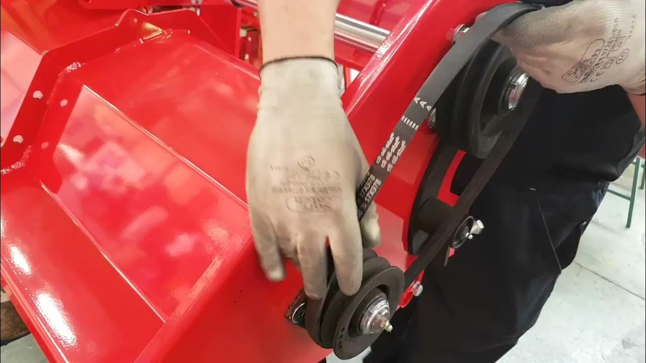 Mounting Belts on the Del Morino Funny Flail Mowers YouTube