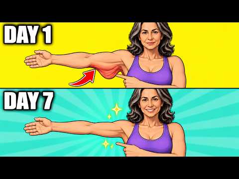 Stand For 10 Min, Flabby Arms GONE In 7 Days!