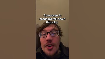 Composers in academia talk about this a lot! #composer #musiccomposition