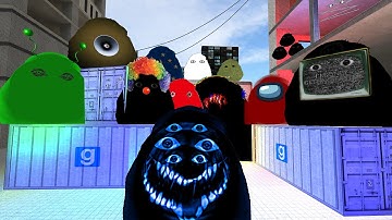 Nextbot ANGRY MUNCI HORDE is After Me in GMod - Can I Escape the Madness?