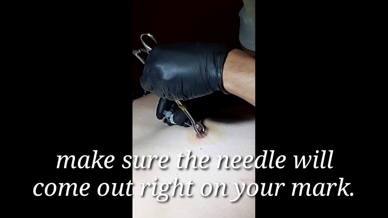 How To Do Nipple Piercing Step by Step Tutorial YouTube