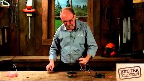 How To Refill a Stihl Supercut 20 2 Grass Trimmer Head With Nylon Line
