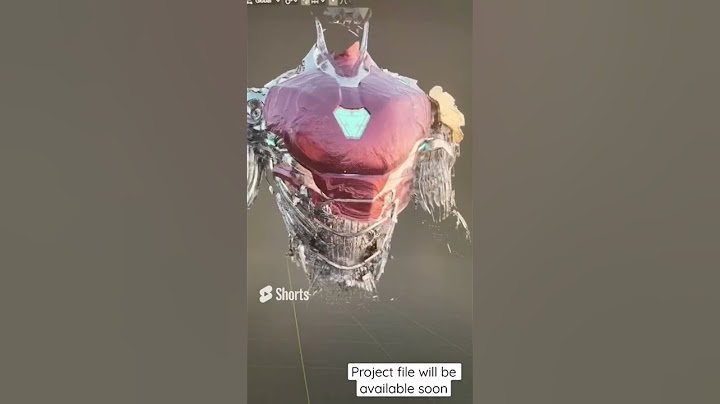 Nano Tech Suit Up Iron man Mark 85 #blender #ironman #armor #vfx #cgi #marvel #suitup #nanotech