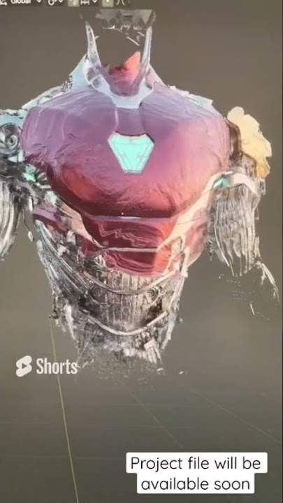 Nano Tech Suit Up Iron man Mark 85 #blender #ironman #armor #vfx #cgi #marvel #suitup #nanotech
