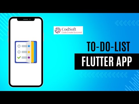 To-Do-List Flutter Application | CodSoft Android Development Internship [ Task - 1 ]