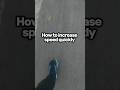 HOW TO INCREASE SPEED QUICKLY | SPEED INCREASE #running #ytshorts