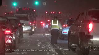 Snowstorm &amp; Traffic Nightmare - Poughkeepsie NY