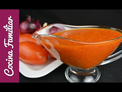Salsa de tomate casera, receta fácil y sabrosa. Cocina familiar