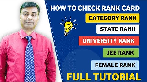 Full Tutorial How to Check Rank Card