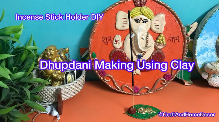 How to make Incense Stick Holder | Clay Incense Holder | DIY Incense Holders | Incense Stick Holder