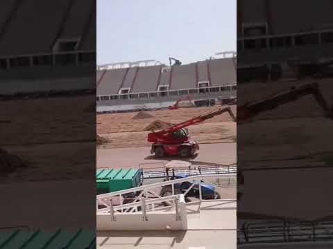 أشغال ملعب ادرار بأكادير