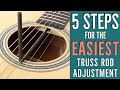 5 Steps for the EASIEST TRUSS ROD Adjustment