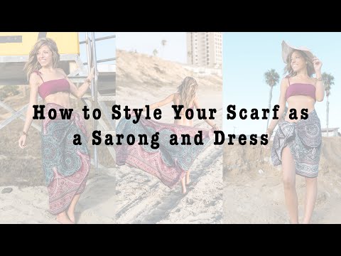 فيديو: 3 طرق لارتداء السارونج