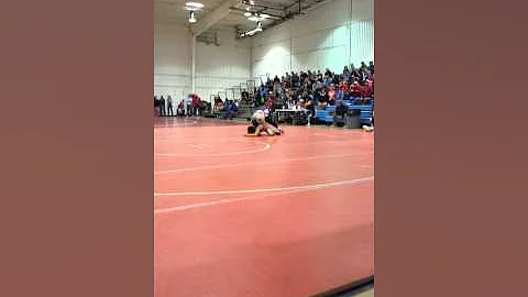 Aaron O'Brien wrestling