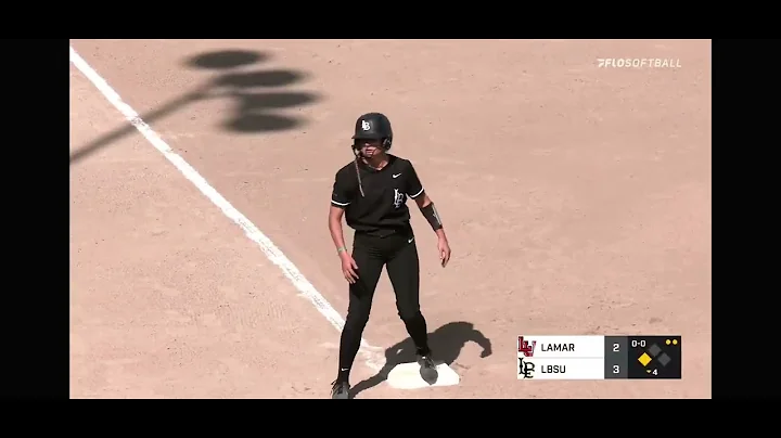 Sara Olson triple vs Lamar