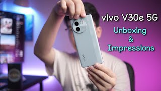 vivo V30e 5G : Unboxing & First Impressions!