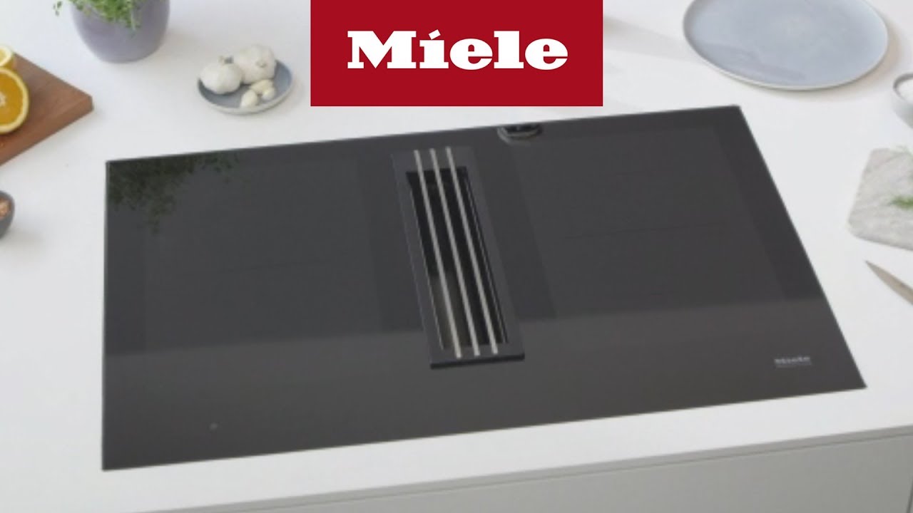 Induktionshäll med integrerad fläkt I Miele - YouTube