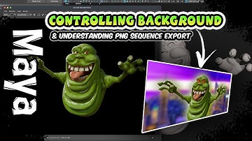 How To Control Background Color/Image for Rendering in Maya