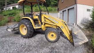 King Kutter 72' finish mower on a Backhoe. John Deere 110 TBL by Uncle Jack's Outdoors 456 views 1 year ago 7 minutes, 30 seconds