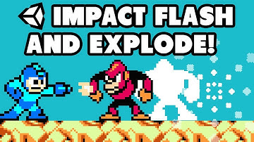 GameDev Tutorial: Howto make enemies Flash and Explode in Unity
