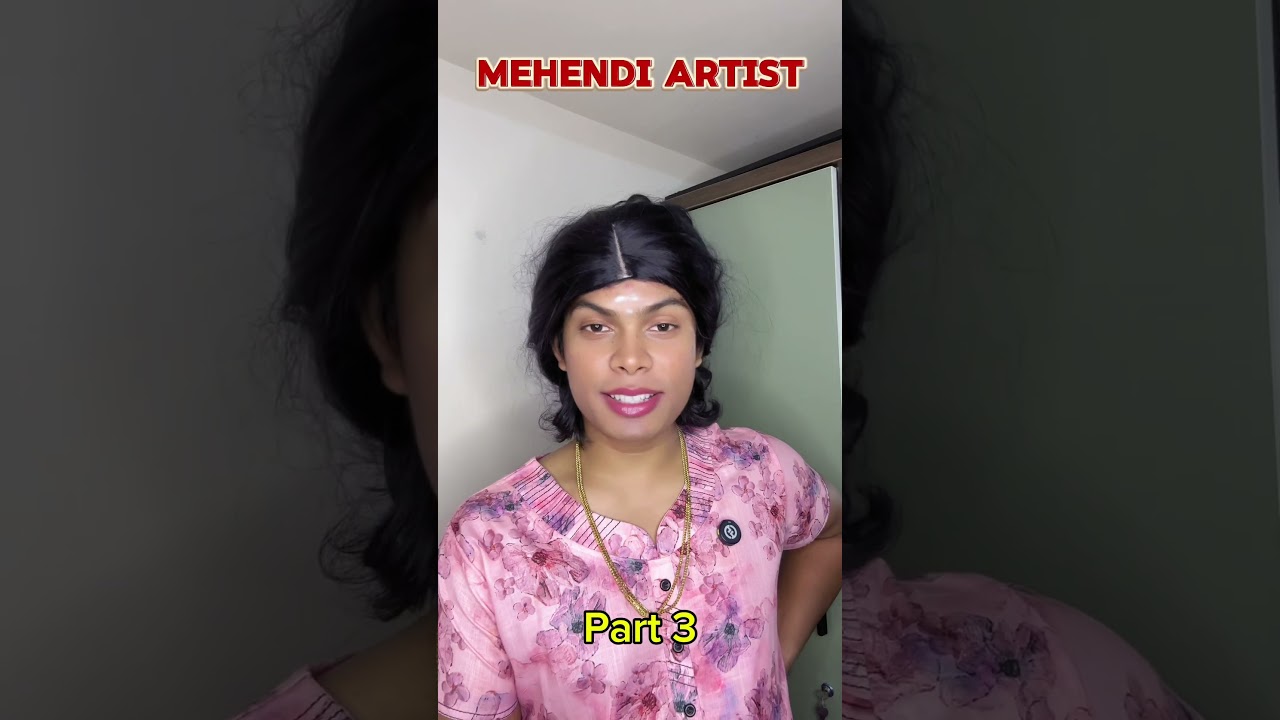 Mehendi artist 🤣🔥 | #samosamookka #trending #comedy #mehendi #family #function #beautiful #shorts