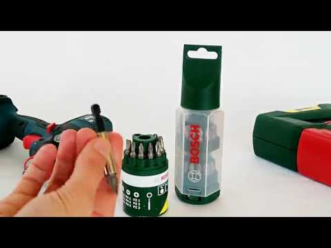 Bosch 2607019454 Set con 10 unidades para atornillar, Set de 10 piezas 9 puntas para atornillar +