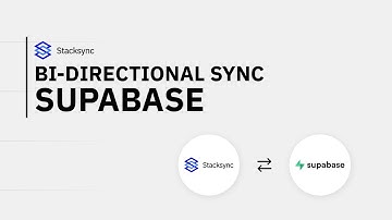 How to sync Supabase to a CRM bi-directionally